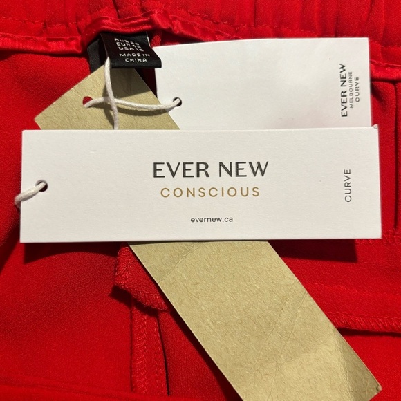 EVER NEW Sz 18 Nylah Pleated Front Elastic Wait Back Wide Leg Trouser Pants NEW - Picture 11 of 11